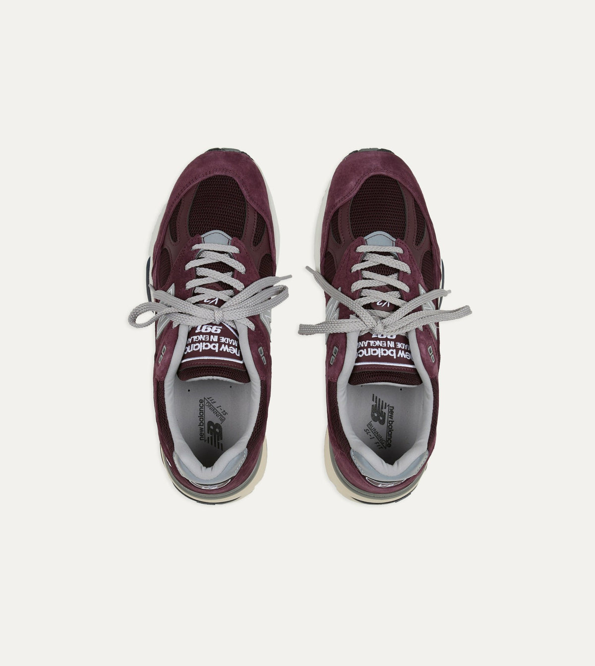 Drake's New Balance Catawba Grape Made in UK 991v2 Trainers