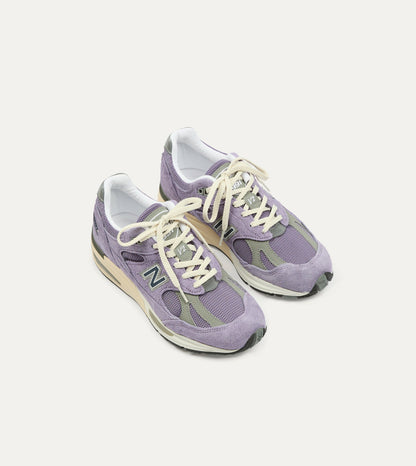 Drake's New Balance Purple Sage 'Grounded Pastels' Made in UK 991v2 Trainers
