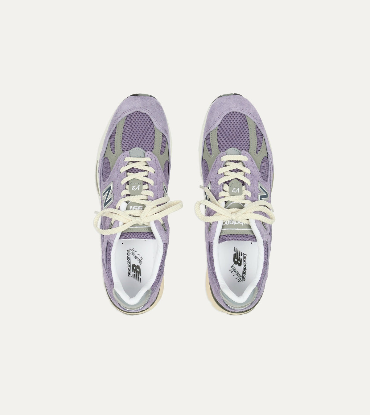 Drake's New Balance Purple Sage 'Grounded Pastels' Made in UK 991v2 Trainers