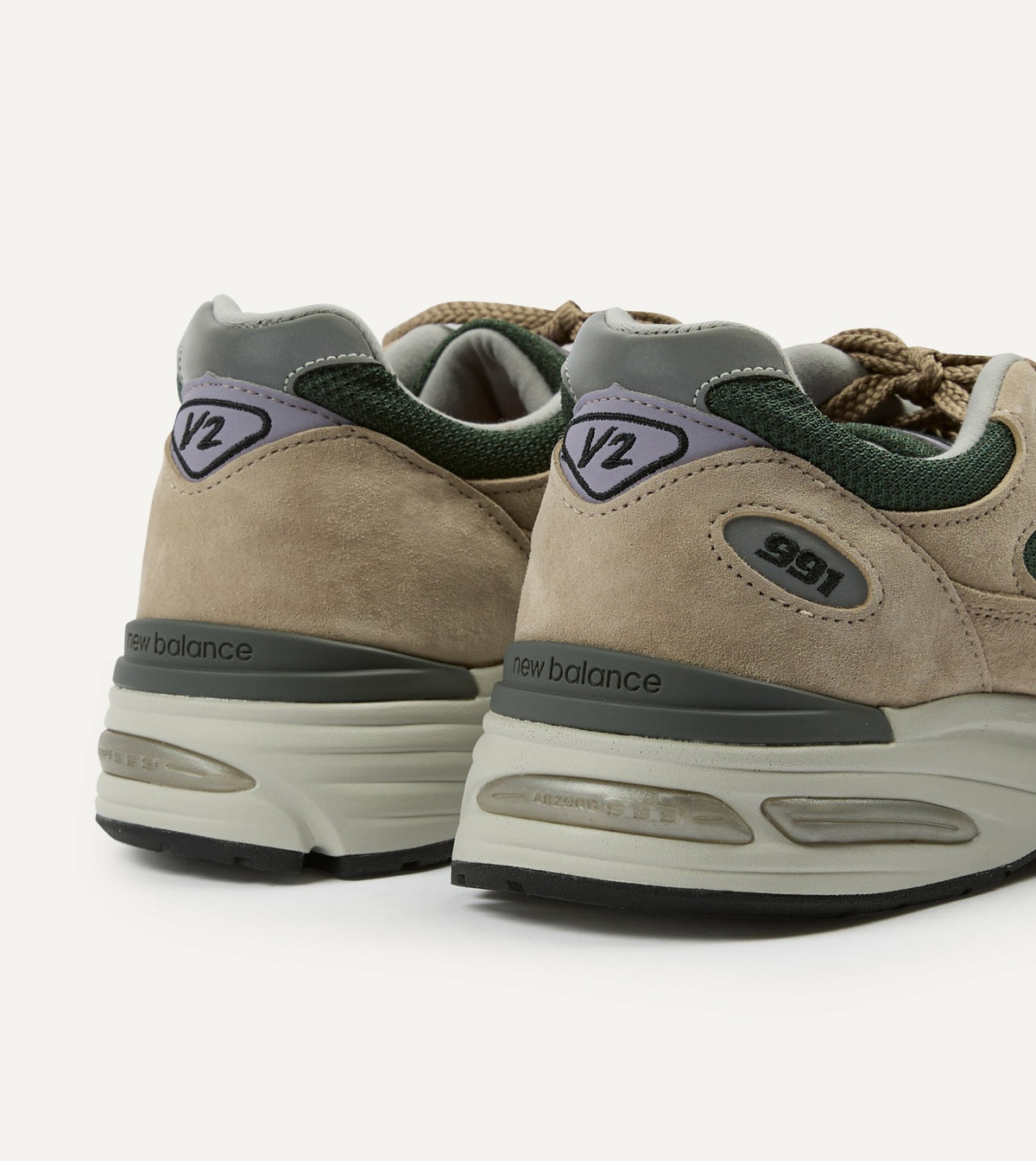 Drake's New Balance Tan 'Essentially Offbeat' Made in UK 991v2 Trainers