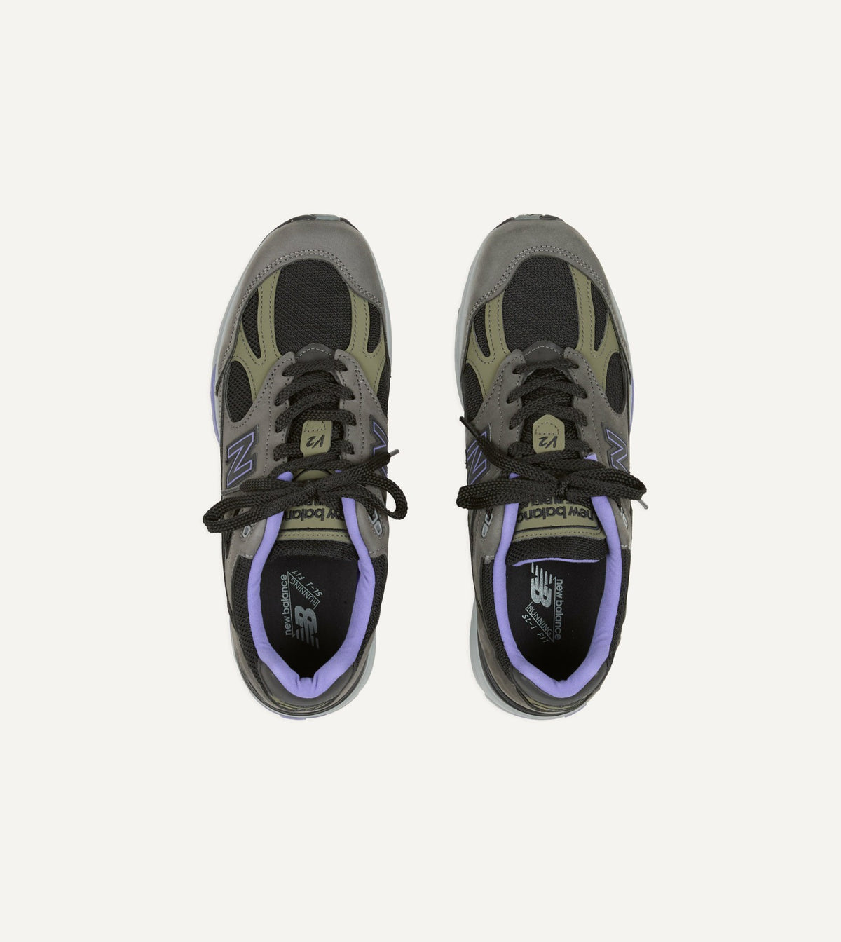 Drake's New Balance ‘Iconic Influences’ Magnet Black Made in UK 991v2 Trainers