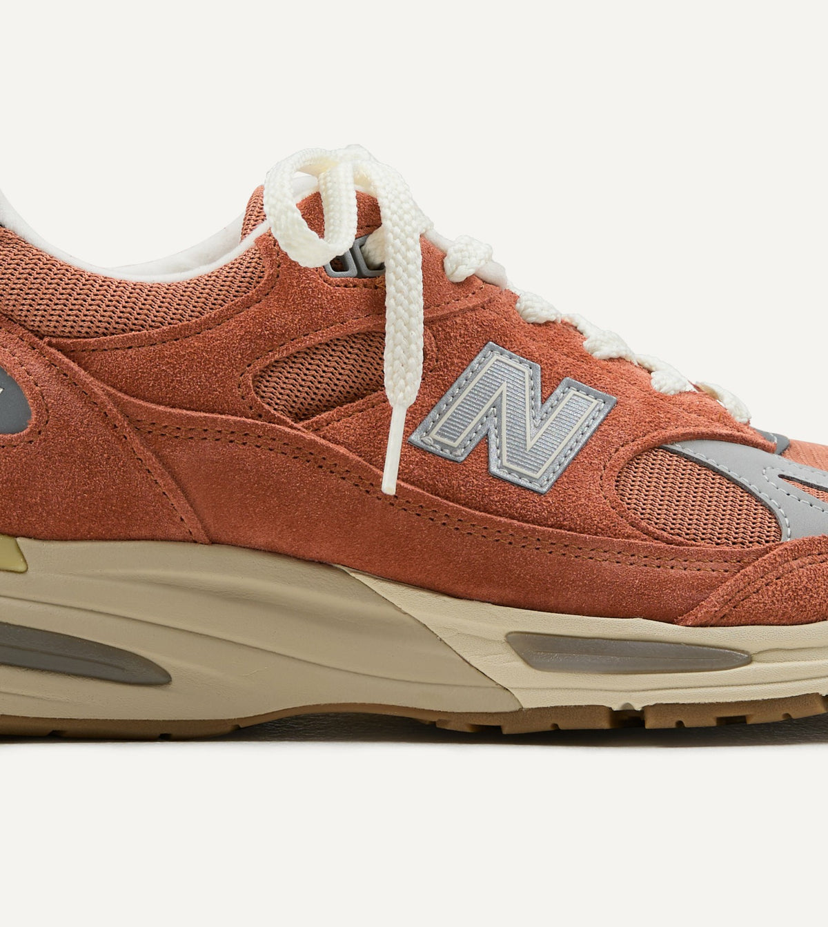 Drake's New Balance 'Vintage Sports’ Clay and Sienna Orange Made in UK 991v2 Trainers