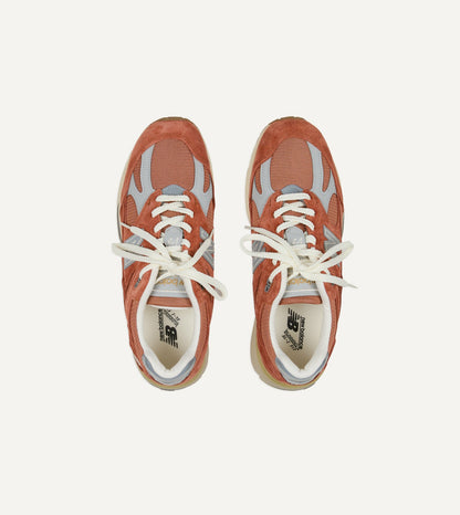 Drake's New Balance 'Vintage Sports’ Clay and Sienna Orange Made in UK 991v2 Trainers