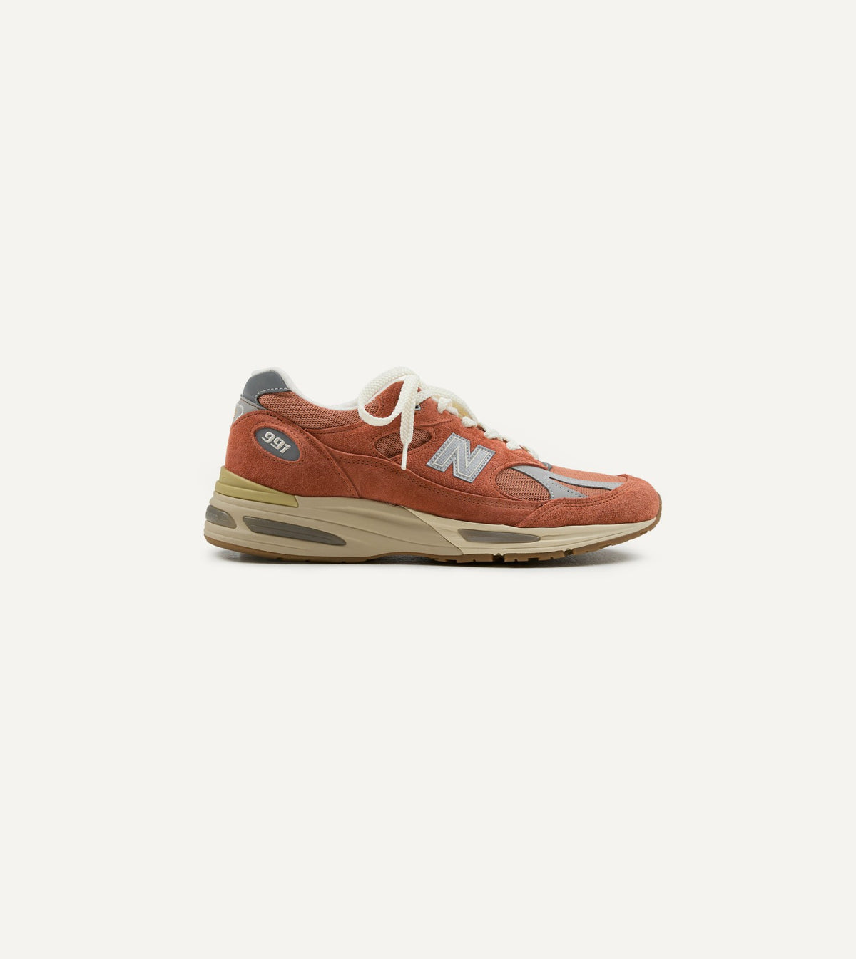 Drake's New Balance 'Vintage Sports’ Clay and Sienna Orange Made in UK 991v2 Trainers