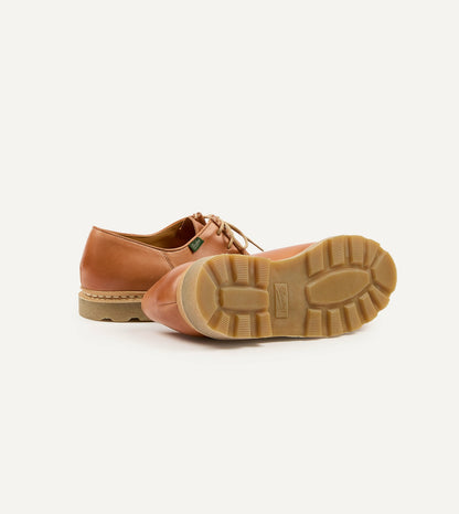 Drake's Paraboot Michael Camel Leather Derby Shoe