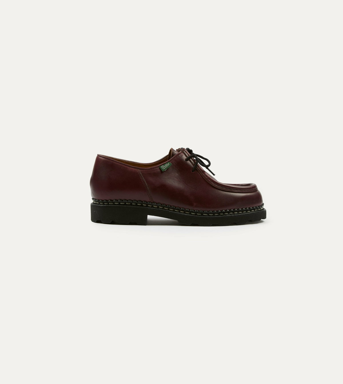 Drake's Paraboot Michael Bordeaux Leather Derby Shoe