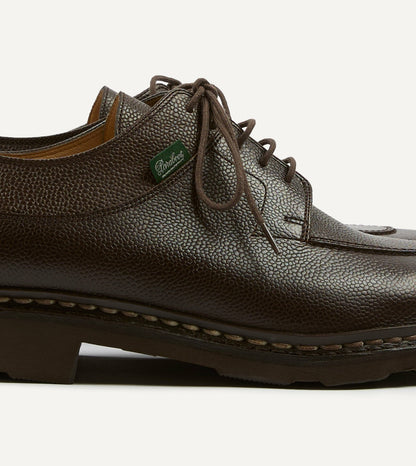 Drake's Paraboot Avignon Moka Brown Leather Derby Shoe