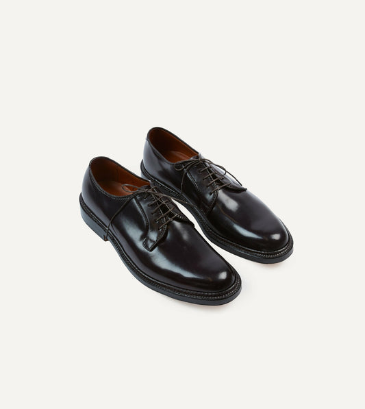 Drake's Alden Colour 8 Cordovan Plain Toe Blucher