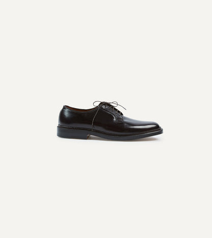 Drake's Alden Colour 8 Cordovan Plain Toe Blucher