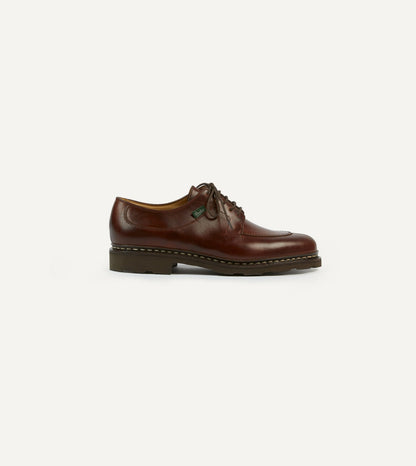 Drake's Paraboot Avignon Brown Leather Derby Shoe