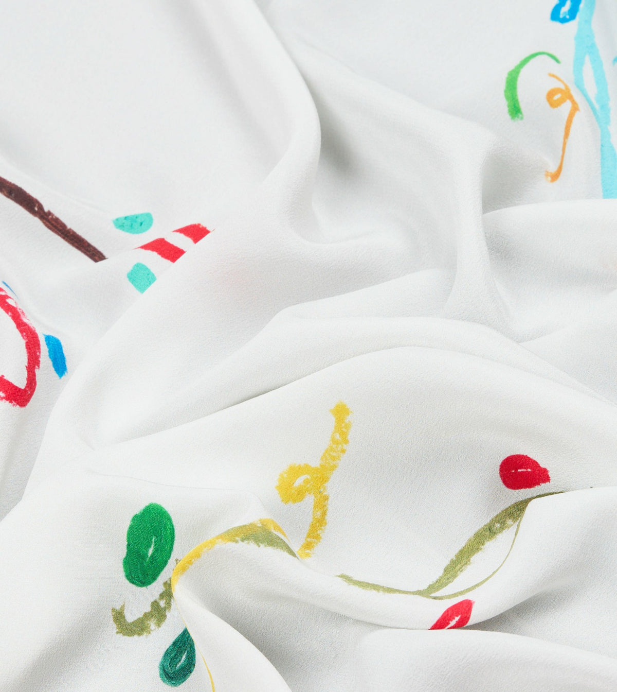 Drake's Mayumi Y. for Drake’s Pastel Print Silk Bandana