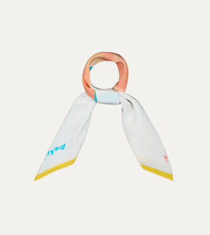 Drake's Mayumi Y. for Drake’s Brush Print Silk Bandana
