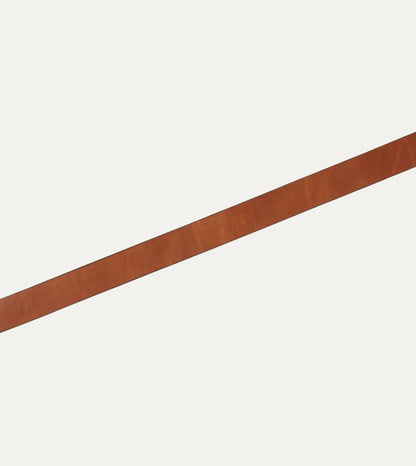 Drake's Yuketen Brown Ring Leather Belt