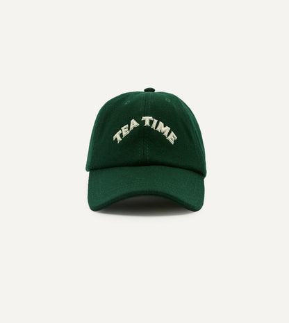 Drake's Green 'Tea Time' Wool Baseball Cap