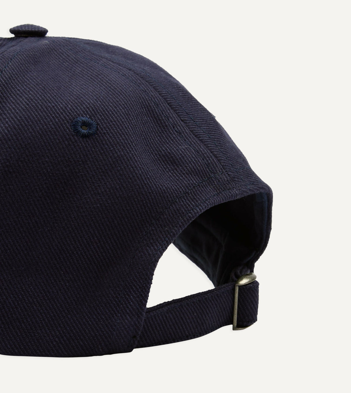 Drake's Navy 'D Duck' Cotton Twill Baseball Cap