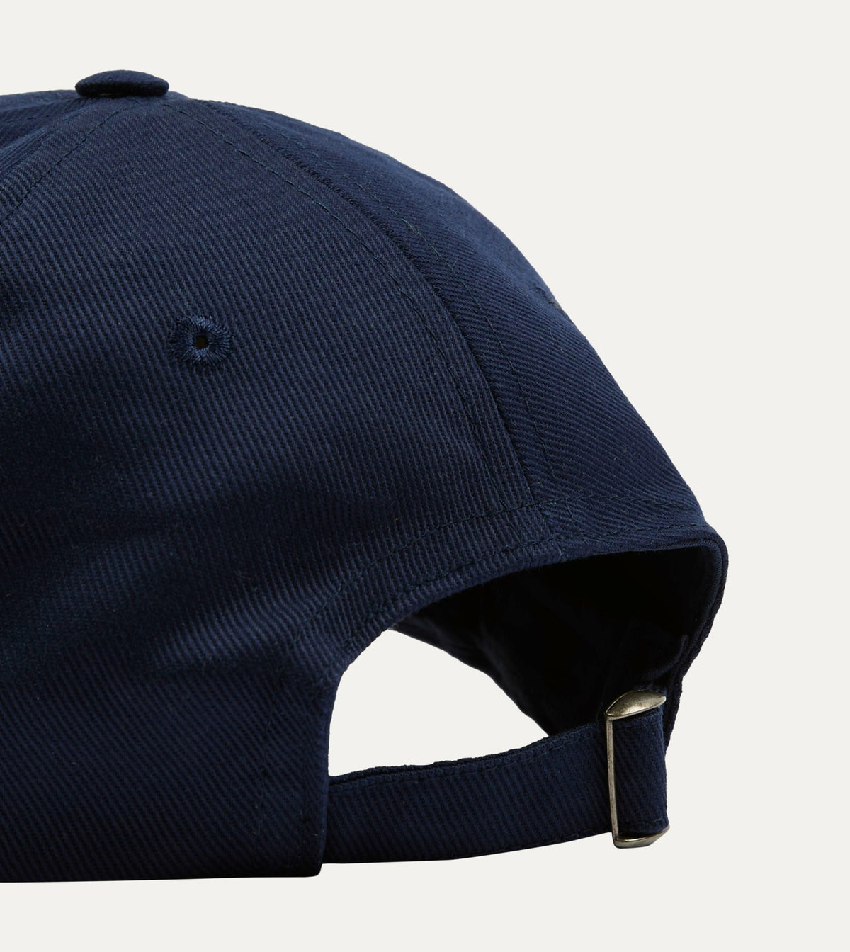 Drake's Navy Chainstitch '1977' Cotton Twill Baseball Cap