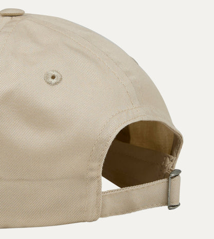 Drake's Ecru Chainstitch '1977' Cotton Twill Baseball Cap