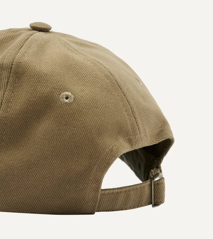 Drake's Brown 'Onion Seller' Cotton Twill Baseball Cap