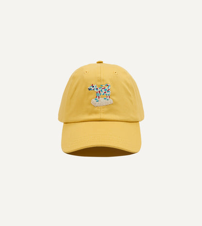 Drake's Yellow 'Cow Figurine' Cotton Twill Baseball Cap