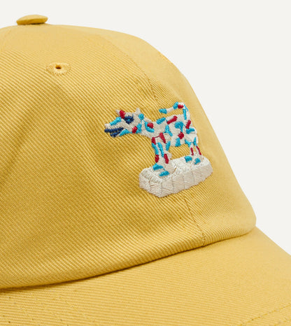 Drake's Yellow 'Cow Figurine' Cotton Twill Baseball Cap