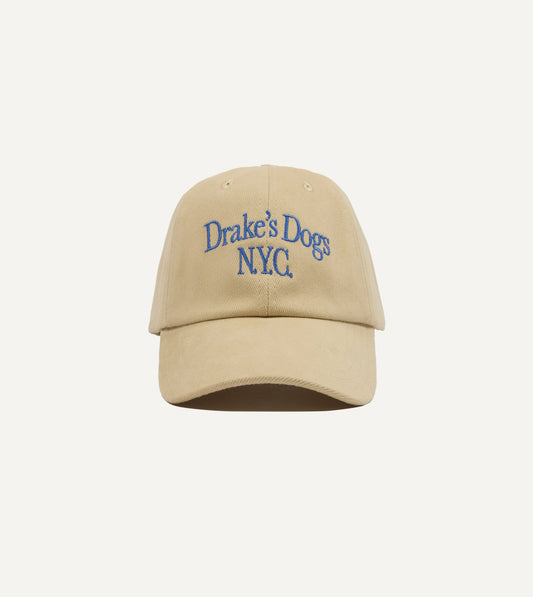 Drake's 'Drake's Dogs' Cotton Twill Baseball Cap