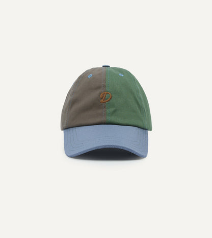 Drake's Multi Chainstitch 'D' Cotton Twill Baseball Cap