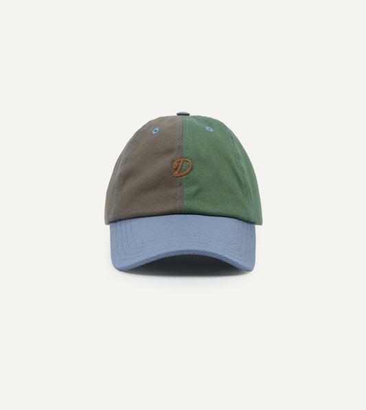 Drake's Multi Chainstitch 'D' Cotton Twill Baseball Cap