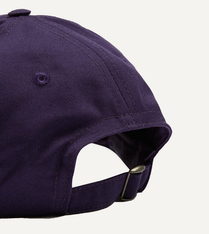 Drake's Purple 'Psycha Flower' Cotton Twill Baseball Cap