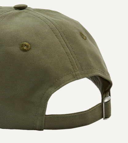 Drake's ‘D’ Lasso Emblem Cotton Twill Baseball Cap