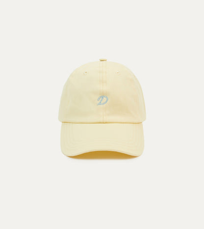 Drake's Yellow Chainstitch 'D' Cotton Twill Baseball Cap