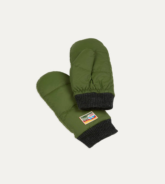 Drake's Hestra Dark Green Otra Mitten