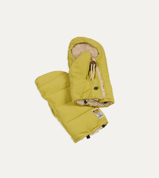 Drake's Elmer Pistachio Cover Down Mittens